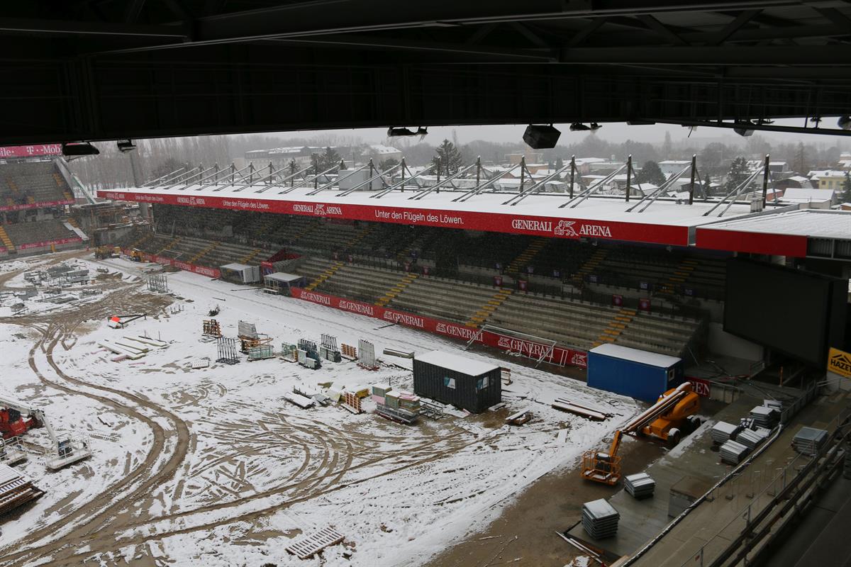 FK Austria Wien, Generali-Arena, 30.11.2017, Wintereinbruch