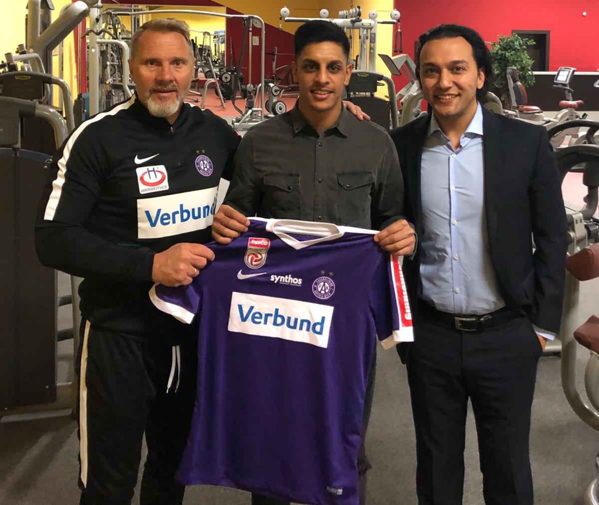 FK Austria Wien, 201718, Manprit Sarkaria unterschreibt einen Drei-Jahres-Vertrag