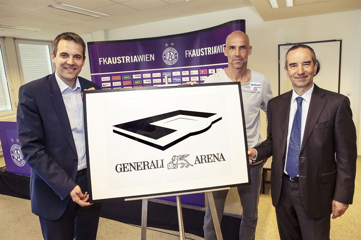 Logo der neuen Generali-Arena: Präsentation