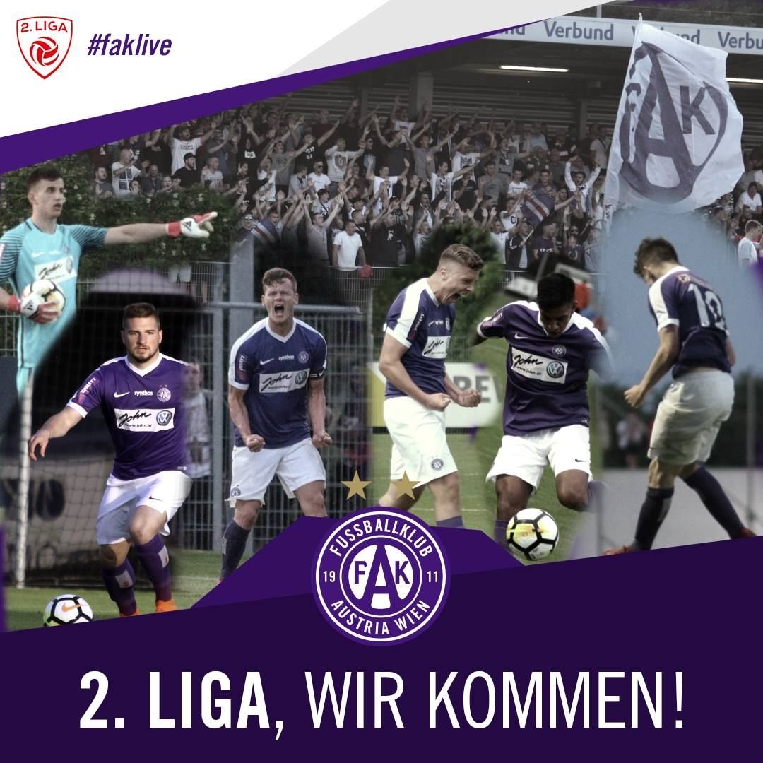 FK Austria Wien Amateure fixieren den Aufstieg in die zweite Bundesliga