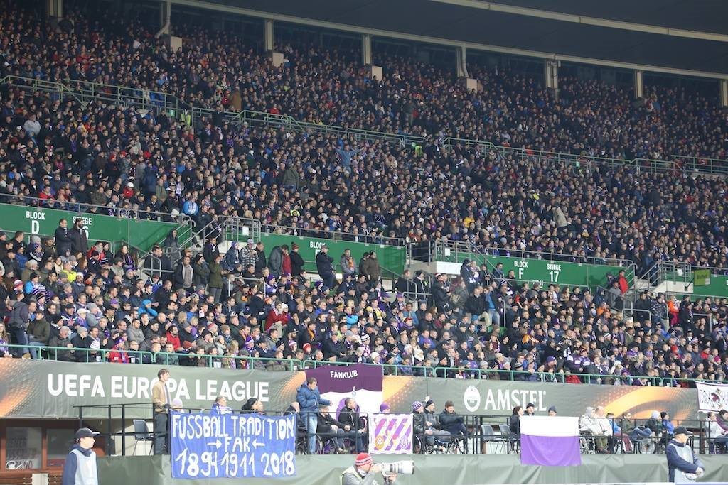Ernst-Happel-Stadion gegen Pilsen