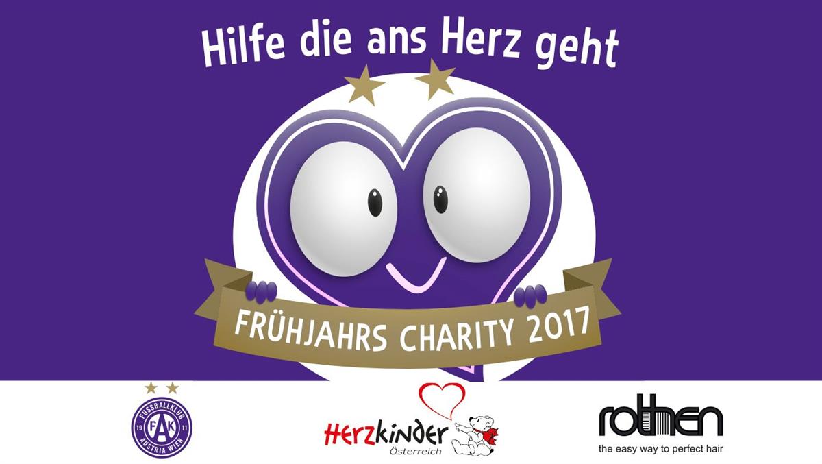 FK Austria Wien - Spendenaktion für Herzkinder Österreich