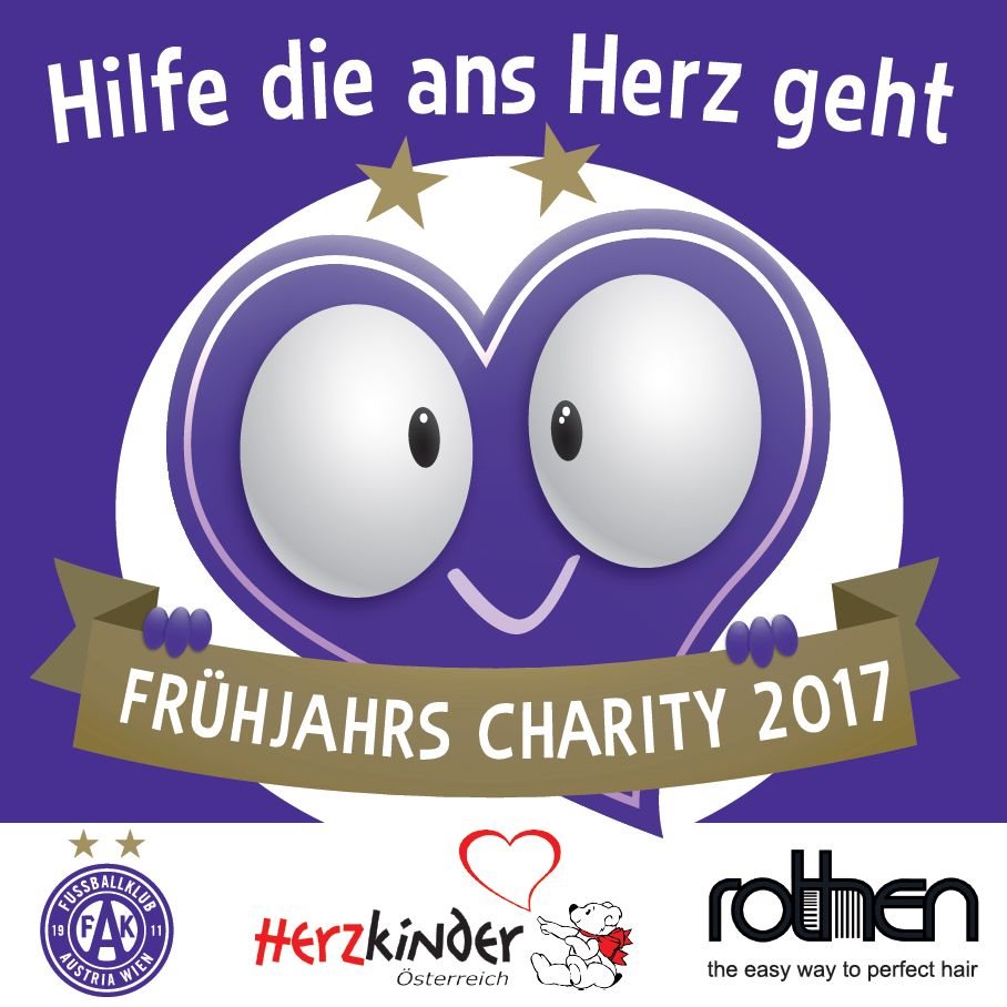 FK Austria Wien - Spendenaktion für Herzkinder Österreich