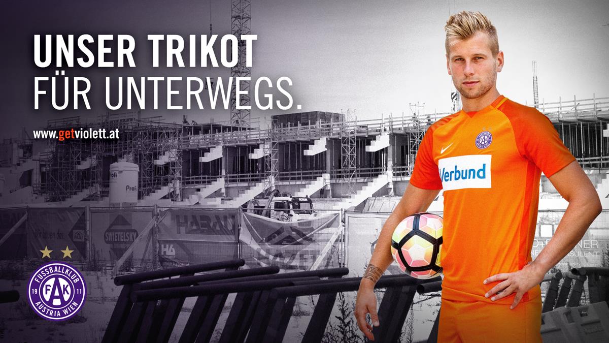 FK Austria Wien - 201718 -  das neue Auswärtstrikot