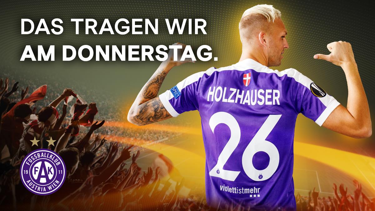 Raphael Holzhauser im Europa-League-Trikot