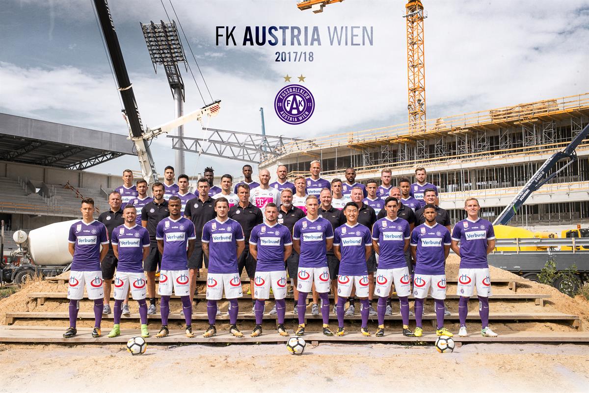 Mannschaftsfoto - FK Austria Wien 201718
