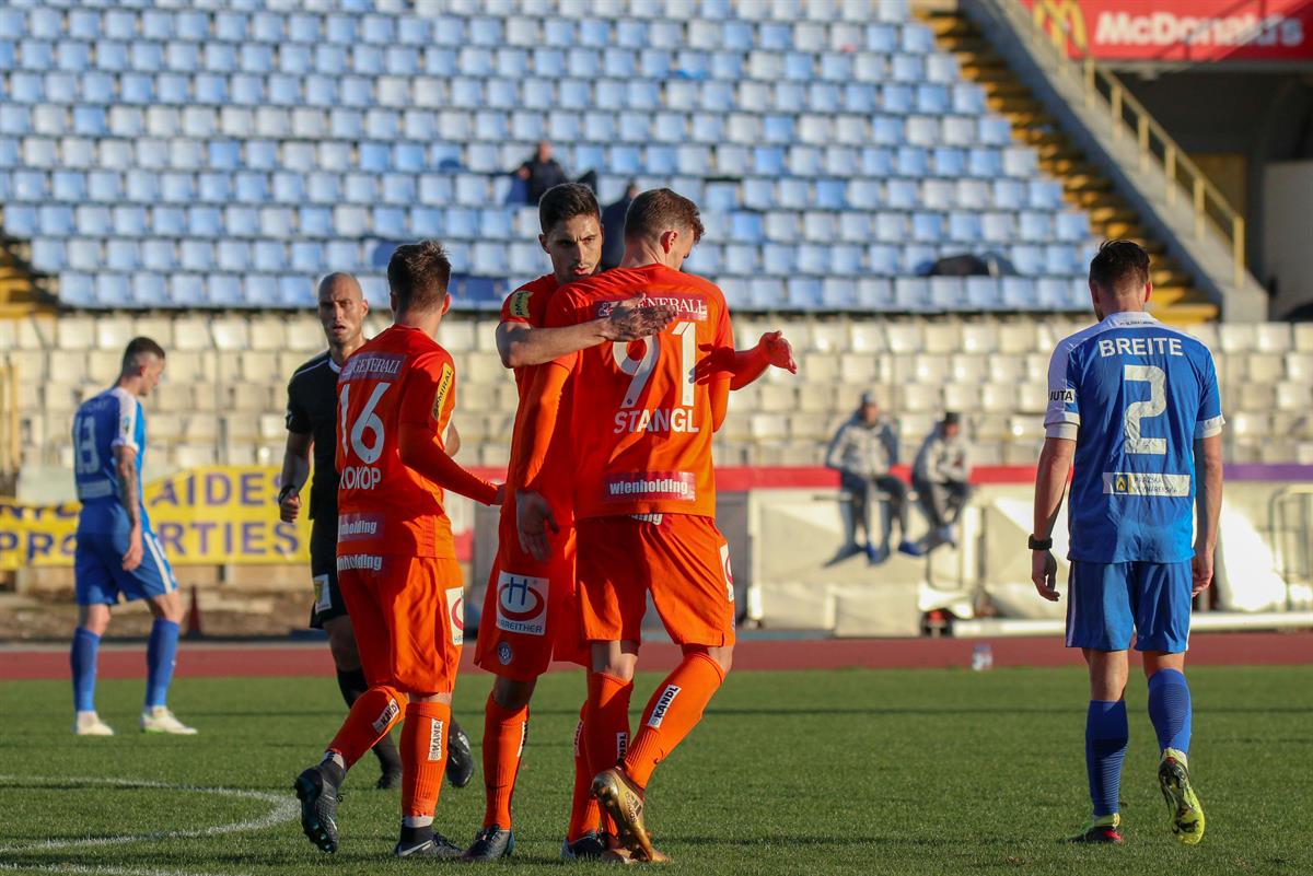 Test gegen Slovan Liberec  Torjubel