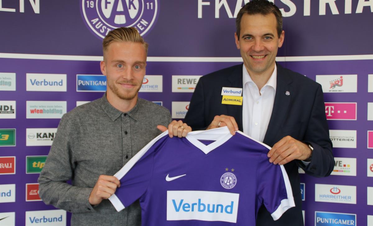 FK Austria Wien verpflichtet James Jeggo für drei Jahre