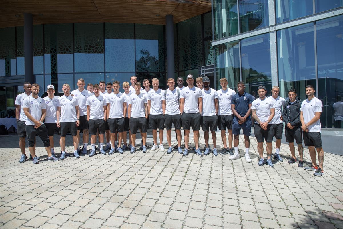 Ankunft im Trainingslager