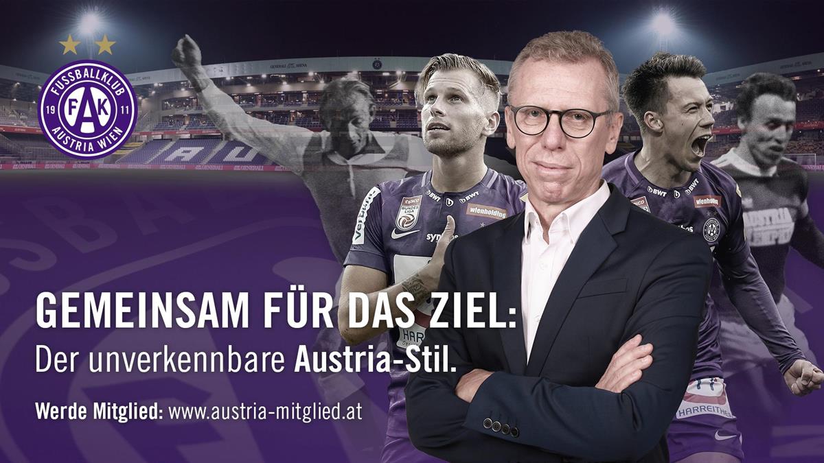 Peter Stöger wird Sport-Vorstand von Austria Wien