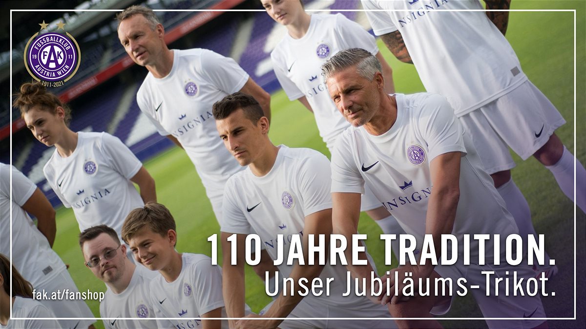 110 Jahre Tradition. Unser Jubiläums-Trikot.