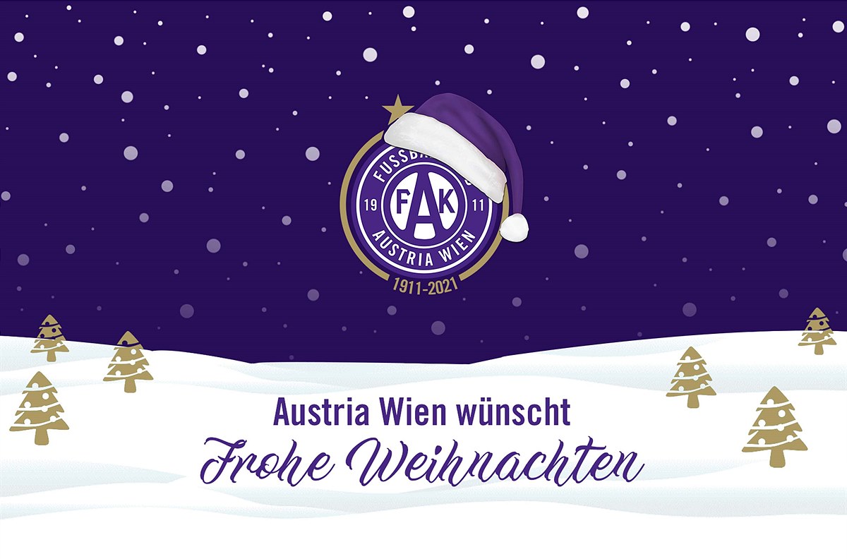 Austria Wien wünscht frohe Weihnachten