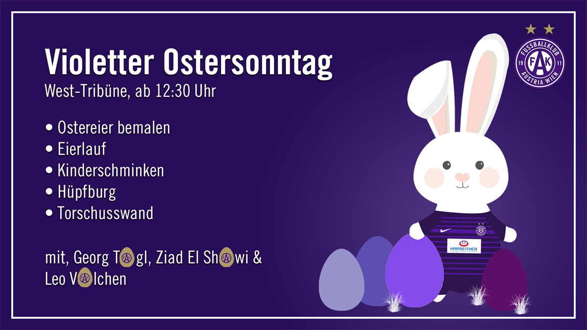 Violetter Ostersonntag