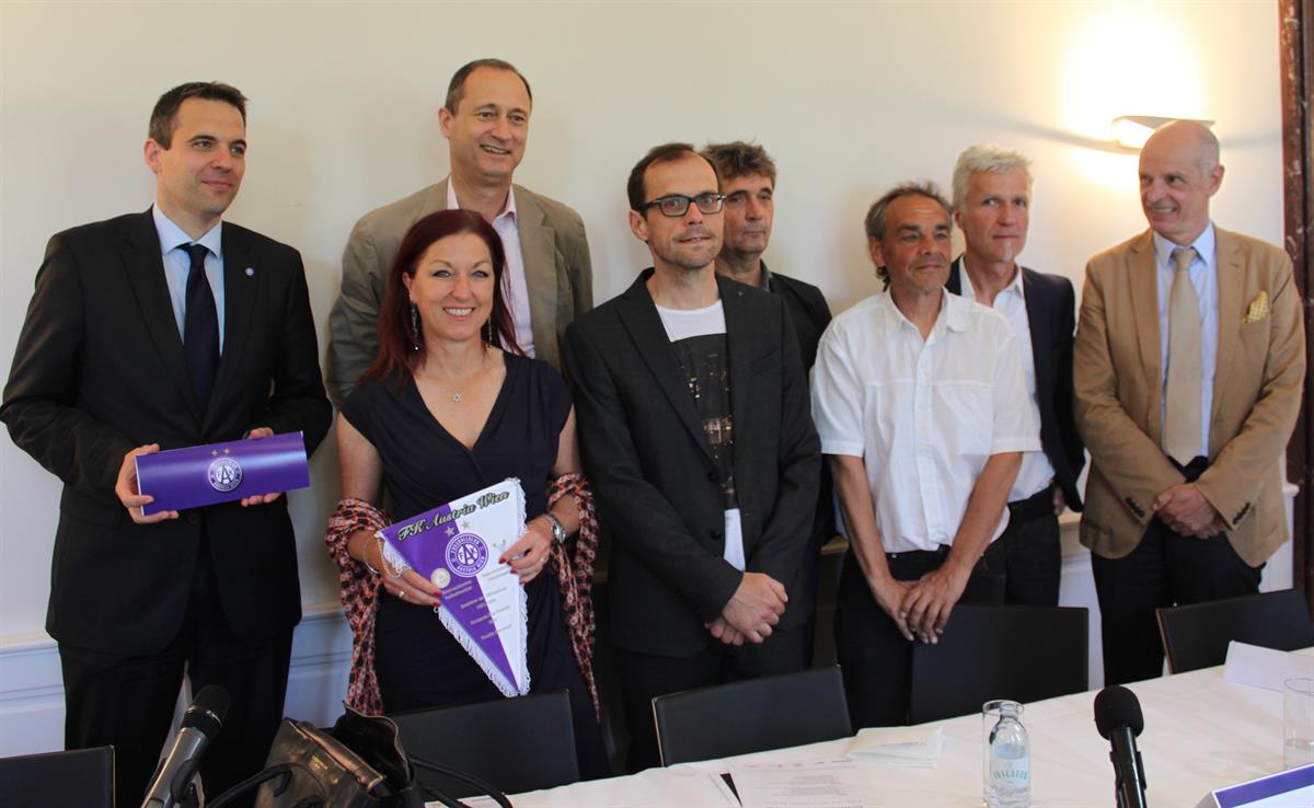 Präsentation FK Austria Wien zwischen 1938 und 1945 Förderer und Projektteam