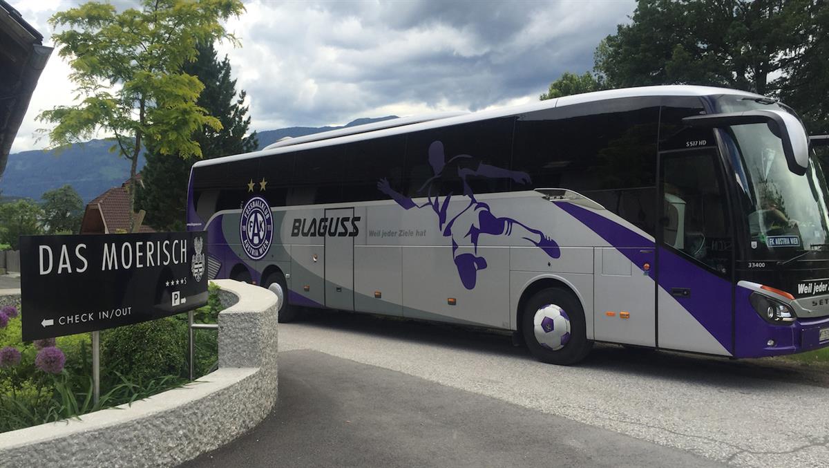 Austria-Bus in Kärnten angekommen