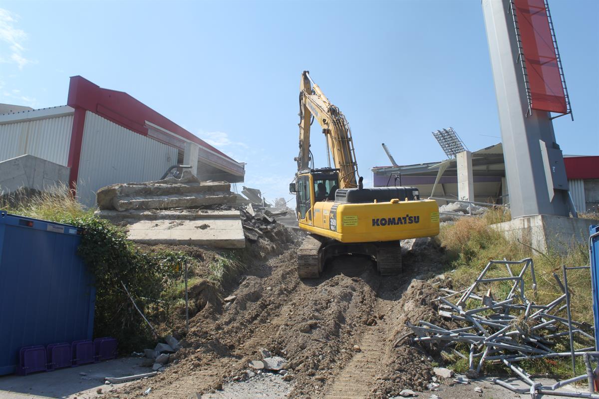 Bau Generali-Arena Neu - Stand 11. Juli 2016